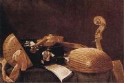 Evaristo Baschenis Still Life with Musical Instruments china oil painting reproduction